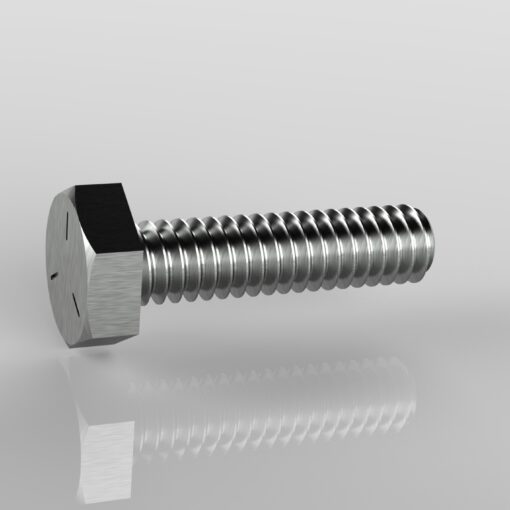 Fully Threaded Hex Bolt 1/2"-13 Zinc Grade 2